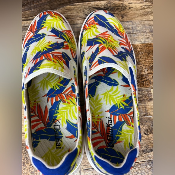 OluKai Lae\'ahi Pa\'i Men\'s Beach Shoes In Off-White /Aloha US MSRP $120 NWOB main image 7